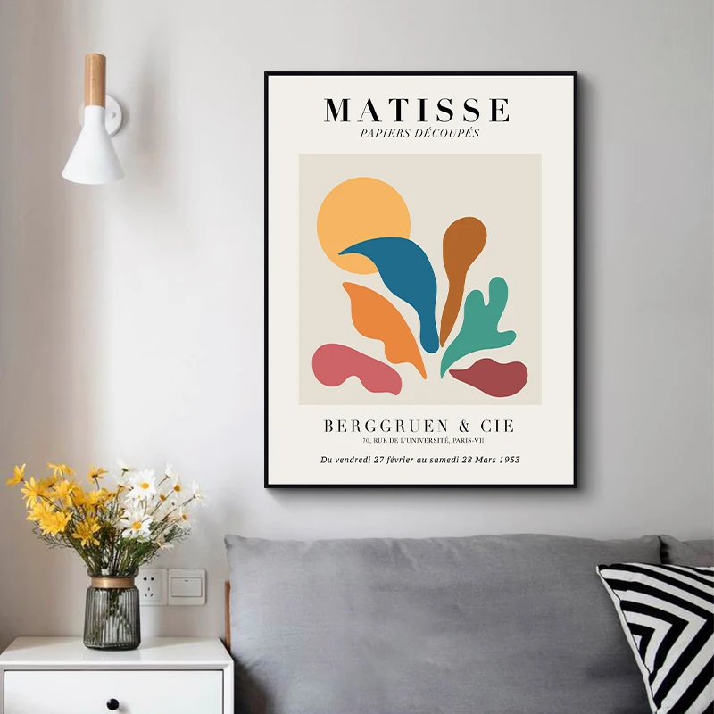 Vintage Collectible Posters - Lukisan Kanvas Antik Henri Matisse Poster