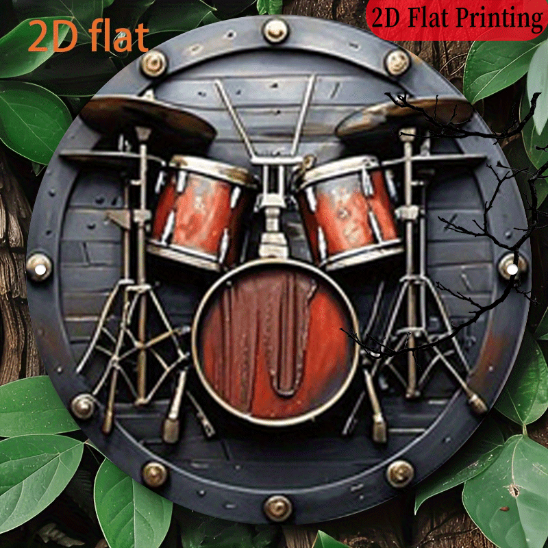 Vintage Collectible Plates - Plakat logam retro musik rock vintage