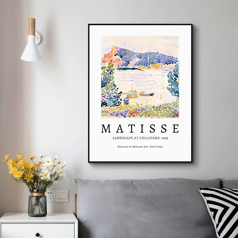 Lukisan Kanvas Antik Henri Mat - Vintage Collectible Posters ulasan dan harga
