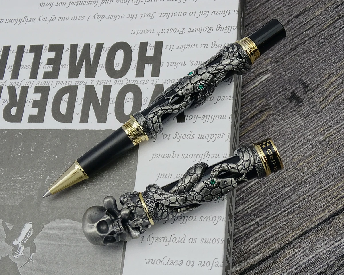 Jinhao Pena Gulir Bola Antik L - Vintage Collectible Pens ulasan dan harga