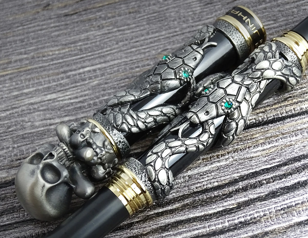 Jinhao Pena Gulir Bola Antik L - Vintage Collectible Pens ulasan dan harga